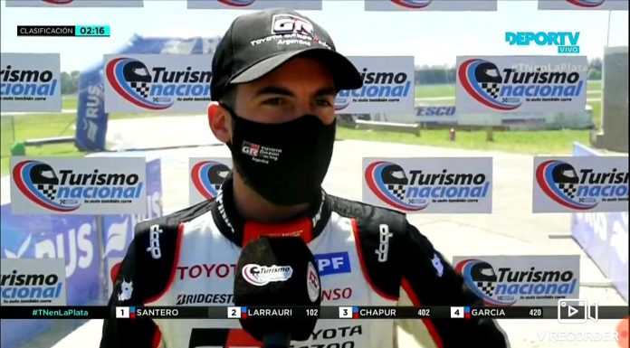 Pole mendocina, Julián Santero voló en la clasificación de la Clase 3…