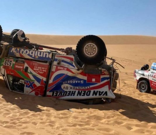 La dupla mendocina chocó de frente con un camión en la etapa 3, sonaba a abandono, pero…