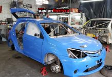 El Etios de Maxi Martínez avanza…