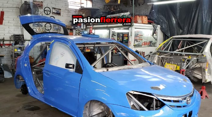 El Etios de Maxi Martínez avanza…