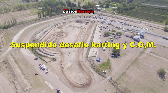 ¡SUSPENDIDO! Desafío Karting y C.O.M, ASA sin habilitación…