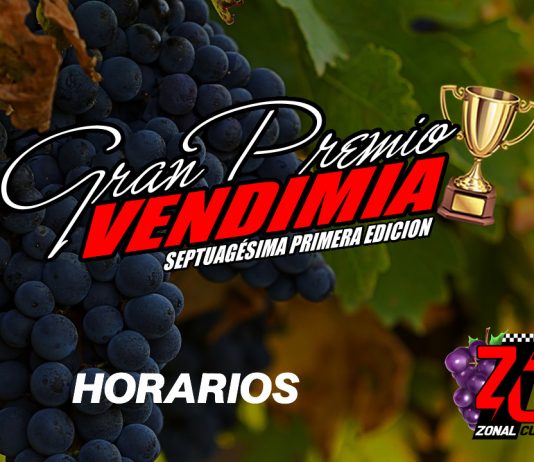 Horarios y RPP de la 2° fecha de Zonal Cuyano, 71° GP Vendimia…