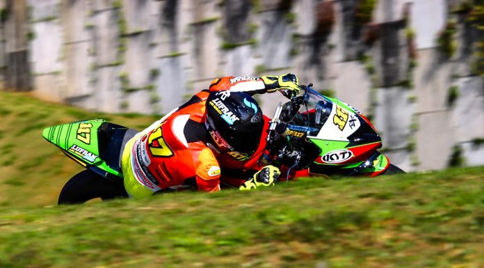 El mendocino Franco Pandolfino hizo la pole en el inicio del Superbike de Brasil