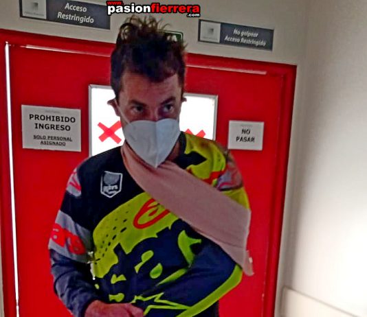 Duro golpe de Damián Moreno, una fractura complica su…