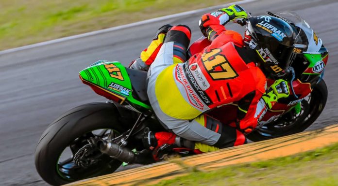 El mendocino Franco Pandolfino busca la victoria en la 3ª etapa del Superbike de Brasil…
