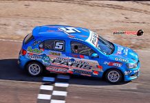 Tres auto giran en San Martin, están probando…