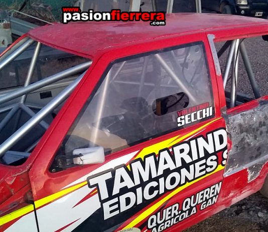 Después del vuelco, avanza la reparación del “uno” de Valentino Secchi…