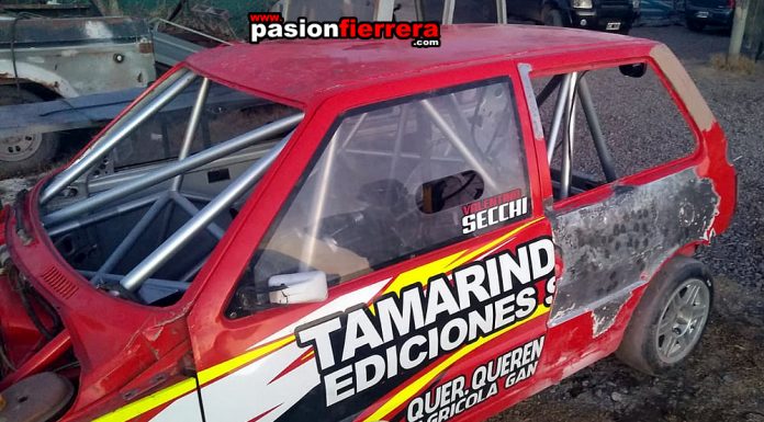 Después del vuelco, avanza la reparación del “uno” de Valentino Secchi…