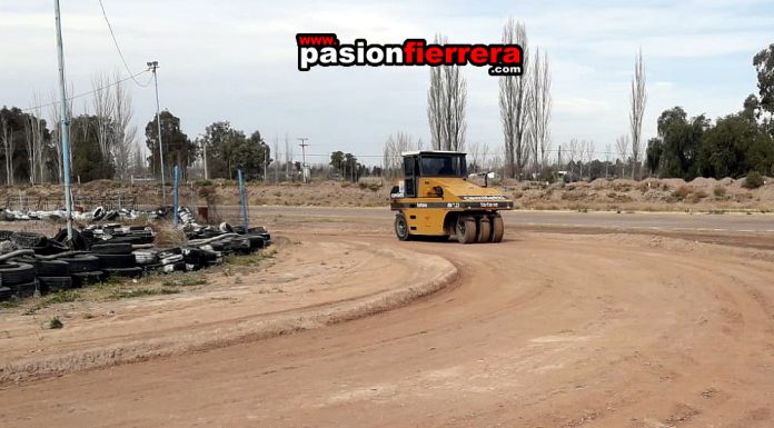 A full, se trabaja en los últimos detalles del kartódromo de ASA…