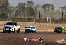 Final con auto de seguridad para la 2da Serie, que fue ganado por Gabriel Moyano, 2do Omar Marich, cuando vuelve el viento y posiblemente se vuelva a detener la actividad.