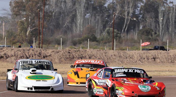Fernando Secchi larga adelante en la final del TC Cuyano, el campeón ganó la serie más veloz….