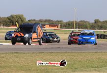 Maxi Martínez gano la segunda serie de la clase 2, culminada con auto de seguridad por el despiste de Facundo Uzarralde