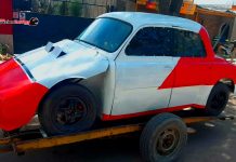 Vuelve Federico Cueito a la tierra, hace 23 años el auto estaba guardado, lo adquirió y se reconstruyó, mira como quedó para presentarlo en Gral. Alvear te lo mostramos en la nota…