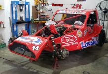 Después del golpe, EL Sport 4 de Juan Pablo Rodríguez en reparación…