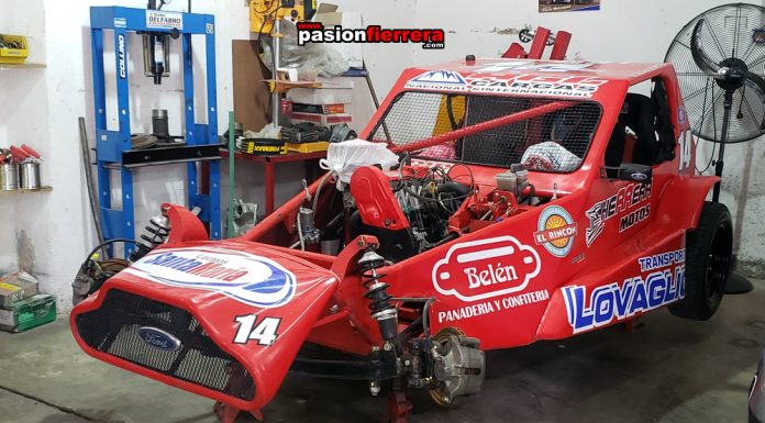 Después del golpe, EL Sport 4 de Juan Pablo Rodríguez en reparación…