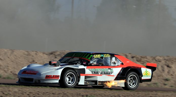 Coki Maggini ganó su primer parcial en el TC Cuyano en la coupe de su papá…