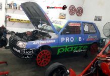 Alberto Carrió trabaja a full en el Fiat Uno Alex Piazze…