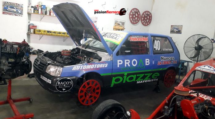 Alberto Carrió trabaja a full en el Fiat Uno Alex Piazze…