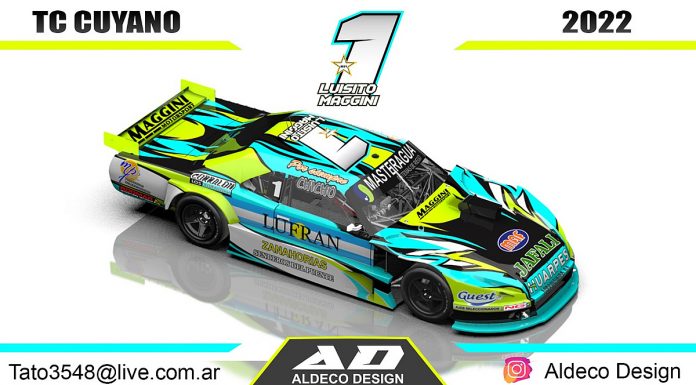 Cambio en la estética de la Dodge del flamante campeón del TC Cuyano…
