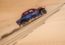 Dakar 2122, Lucio Álvarez y Armand Monleón, con un problema en el cambio…