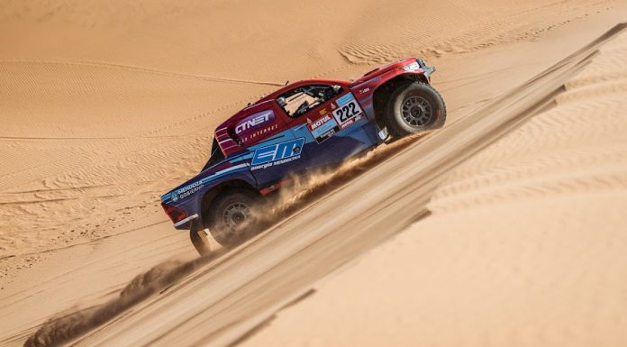 Dakar 2122, Lucio Álvarez y Armand Monleón, con un problema en el cambio…