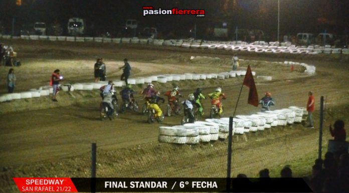 MOTOS STANDAR 110cc – 6° fecha Speedway San Rafael Mza 21/22
