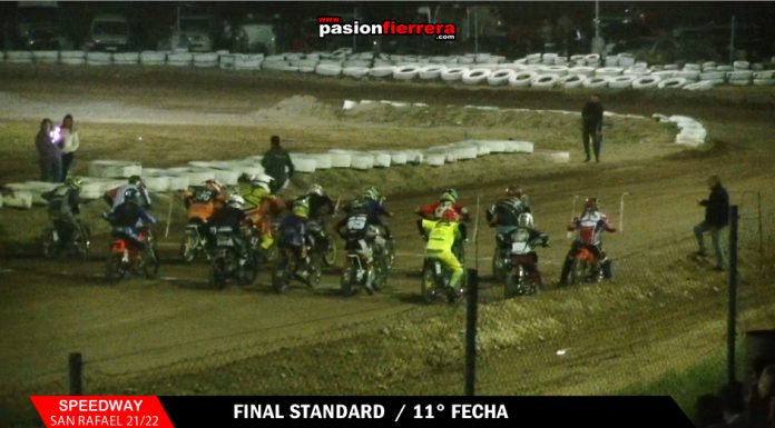 MOTOS STANDAR 110cc series, repechajes y finales A y B – 11° fecha Speedway San Rafael Mza 21/22