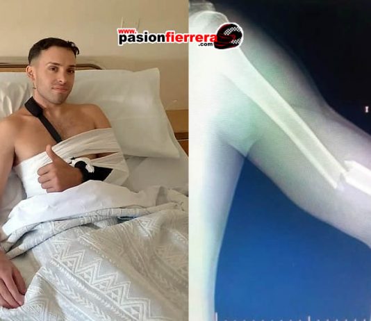 Lucas Goulu, Fractura de brazo y fisura de una costilla, hablamos con el piloto tras la fuerte caída en moto…