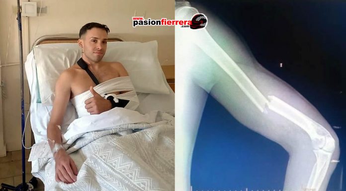 Lucas Goulu, Fractura de brazo y fisura de una costilla, hablamos con el piloto tras la fuerte caída en moto…