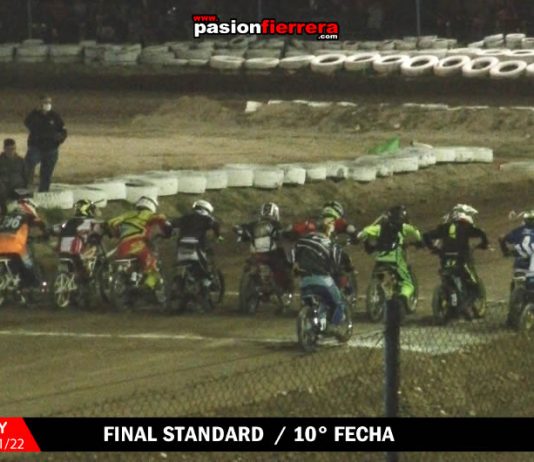 MOTOS STANDAR 110cc series, repechajes y finales A y B – 10° fecha Speedway San Rafael Mza 21/22