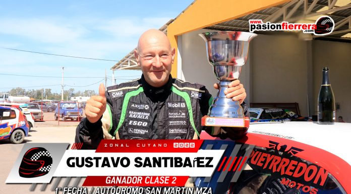 Gustavo Santibañez volvió al triunfo, segundo Ando Girala y tercero Fabri Benedetti anunciando su retiro temporal de la Clase 2…