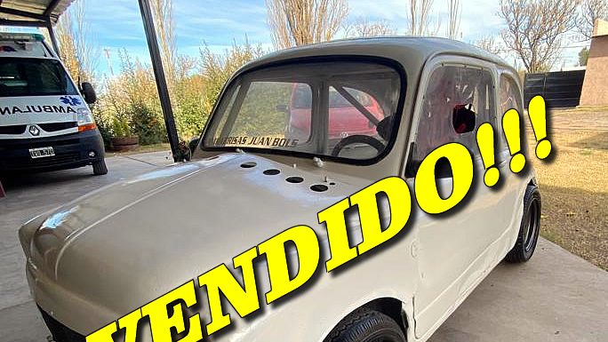 Aquí tienes la posibilidad de integrarte a la “850”, el Speedway o la “1100” en venta Fiat 600 impecable…