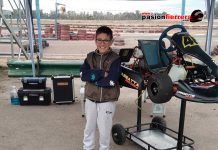 Valentino Cassatta listo para la tercera fecha de Karting en San Martin, el piloto de Tupungato ya está en el kartódromo…