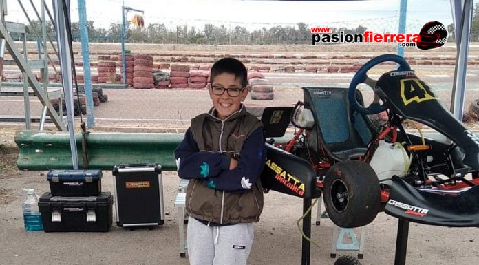 Valentino Cassatta listo para la tercera fecha de Karting en San Martin, el piloto de Tupungato ya está en el kartódromo…