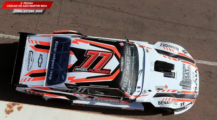 Pruebas de TC Cuyano en el AVE, solo autos de la categoría giraron hoy
