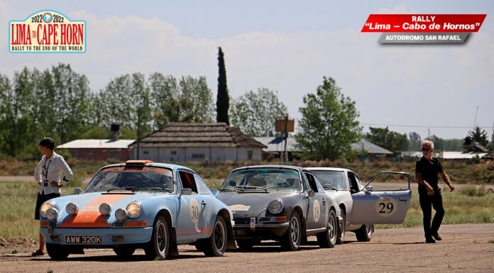 Rally Lima – Cabo de Hornos, autos clásico pasaron por el Ciudad de San Rafael en horas de la tarde…