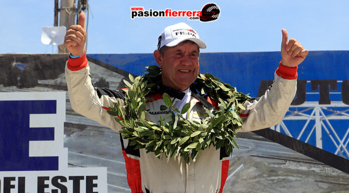 Con Ford, Luis Maggini de no participar saltó a lo más alto del podio del TC Cuyano…