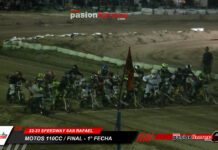 VIDEO: SERIES / REPECHAJE / FINAL – MOTOS 110 – 1° fecha Speedway San Rafael 22-23