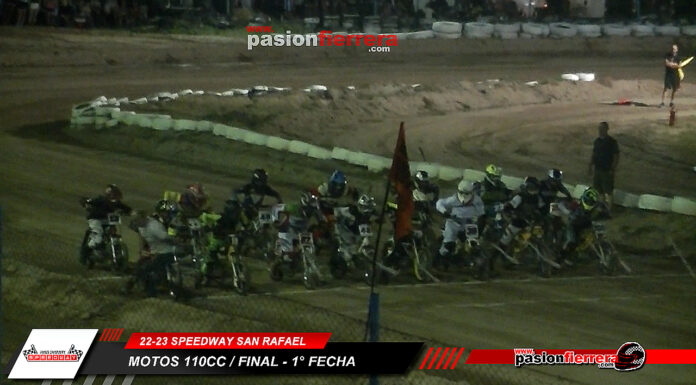 VIDEO: SERIES / REPECHAJE / FINAL – MOTOS 110 – 1° fecha Speedway San Rafael 22-23