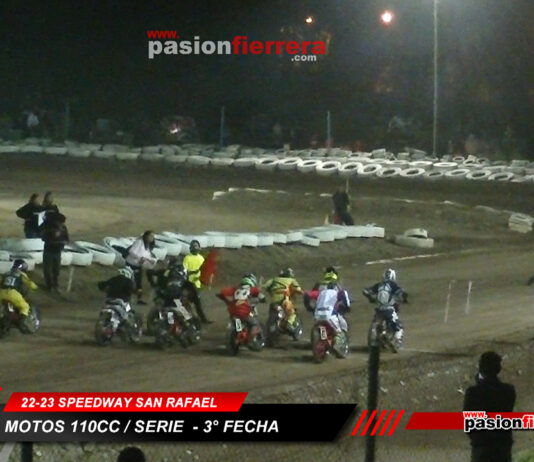 22/23- MOTOS 110 “A” Y “B”- SERIES Y FINALES – 3° fecha Speedway San Rafael