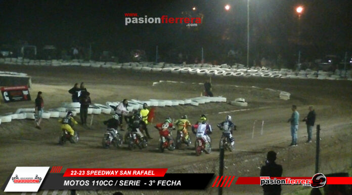 22/23- MOTOS 110 “A” Y “B”- SERIES Y FINALES – 3° fecha Speedway San Rafael