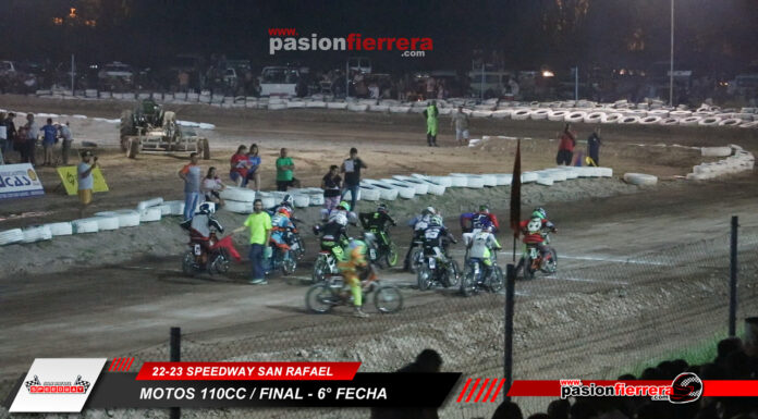VIDEO: MOTOS 110 “A” Y “B” – SERIES Y FINALES – 6° fecha Speedway San Rafael