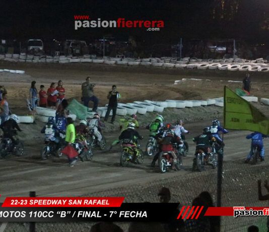 MOTOS 110CC “A” Y “B”- 7° fecha – SERIES / FINAL -Speedway San Rafael 22/23