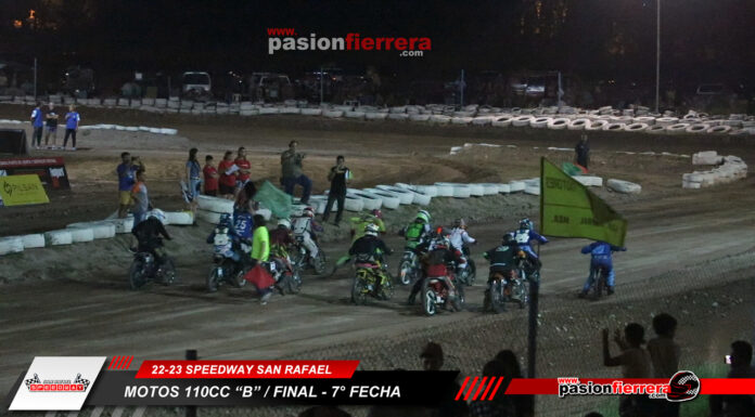 MOTOS 110CC “A” Y “B”- 7° fecha – SERIES / FINAL -Speedway San Rafael 22/23