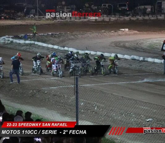 MOTOS 110 “A” Y “B” – SERIES Y FINALES – 4° fecha Speedway San Rafael
