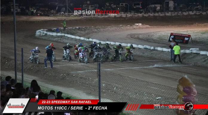 MOTOS 110 “A” Y “B” – SERIES Y FINALES – 4° fecha Speedway San Rafael