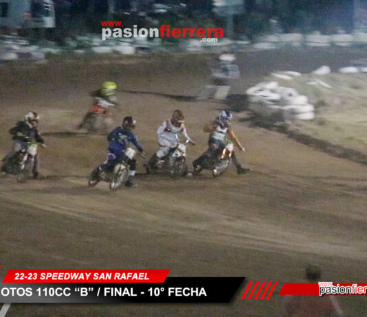 VIDEO: MOTOS 110CC “A” Y “B”- 10° fecha – SERIES / FINAL – Speedway San Rafael
