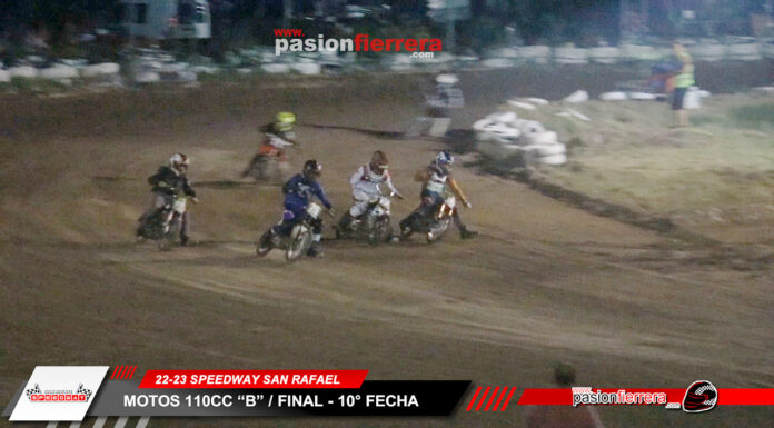 VIDEO: MOTOS 110CC “A” Y “B”- 10° fecha – SERIES / FINAL – Speedway San Rafael