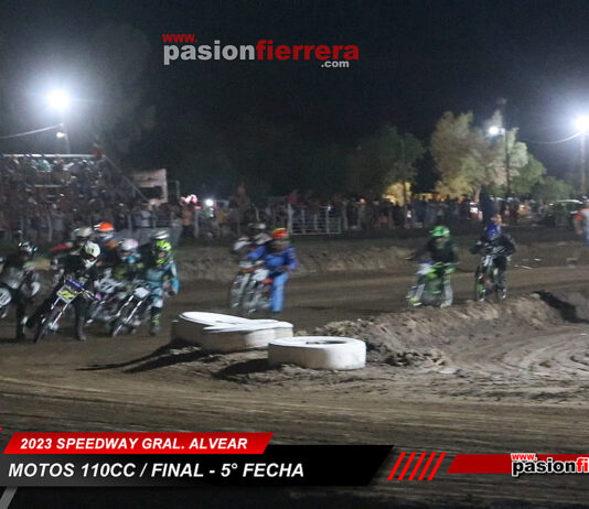 VIDEO: SENIOR | MOTO 110CC | CHINAS 5° fecha Speedway Gral Alvear 2023