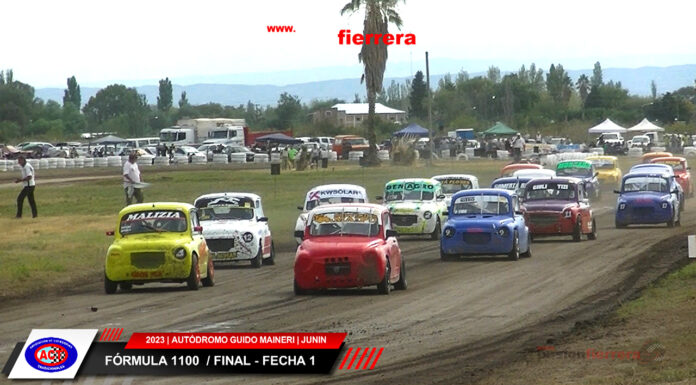 VIDEO: FORMULA 1100 Series y Final 1° fecha Tradicionales Guido Maineri Junin